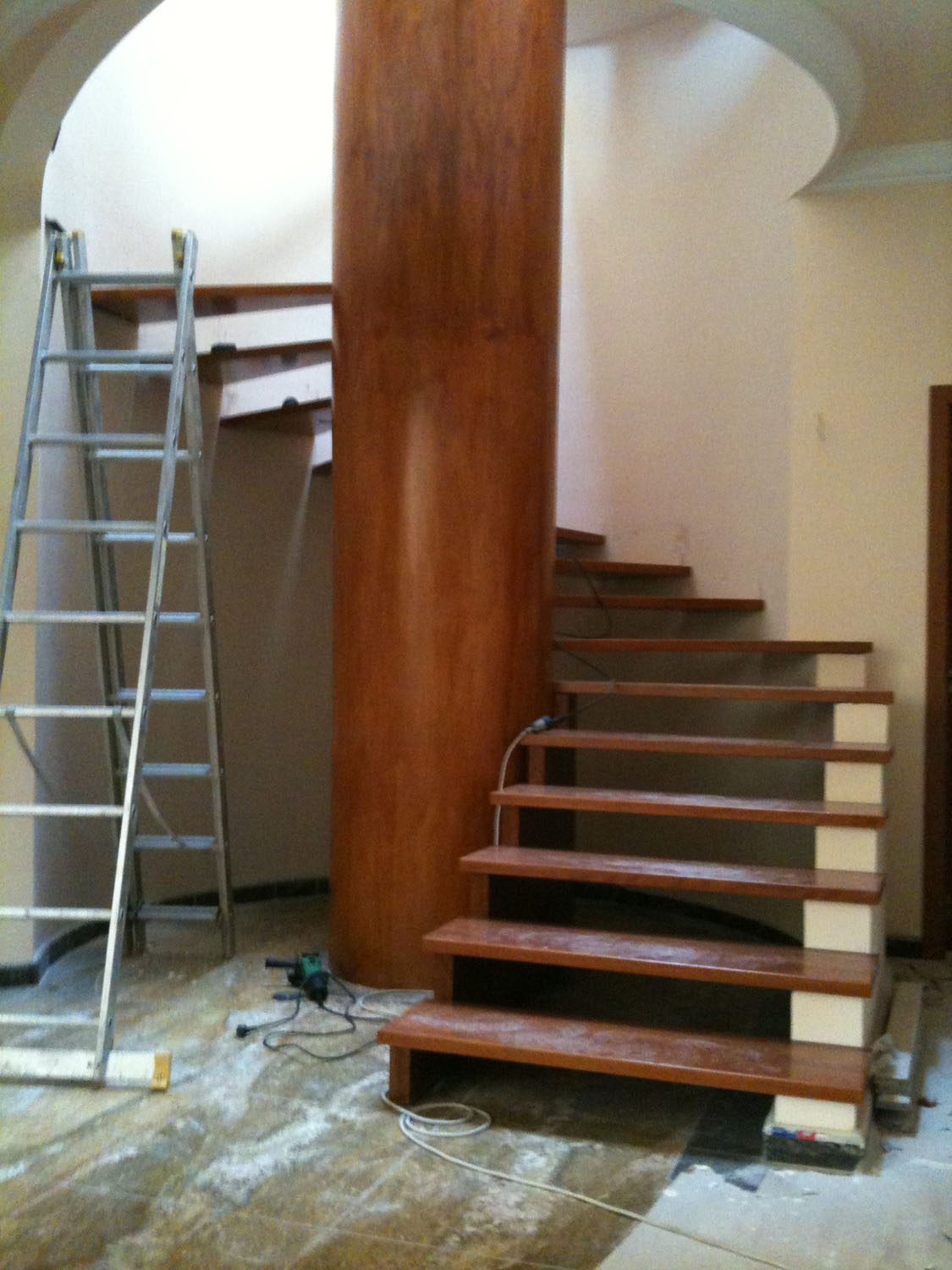 Lépcső, lépcső készítés, asztalos, bútor, építés